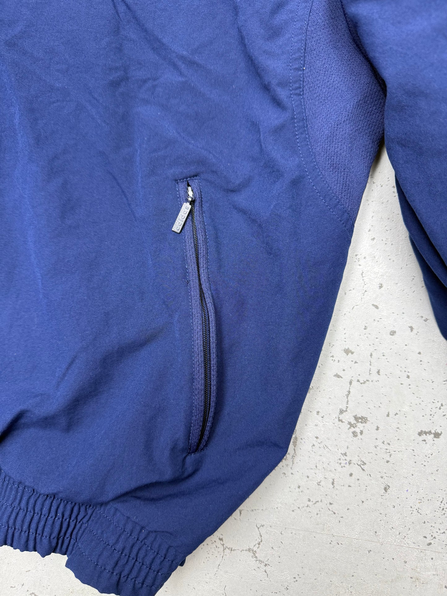 adidas vintage Trainingsjacke Windreaker blau L