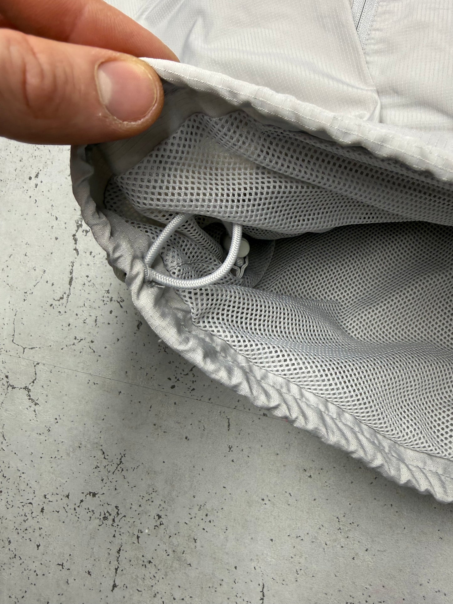 adidas vintage Windbreaker Jacke grau L