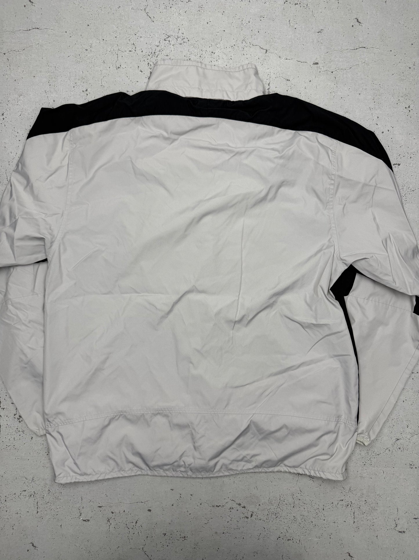 adidas vintage Windbreaker Jacke grau L