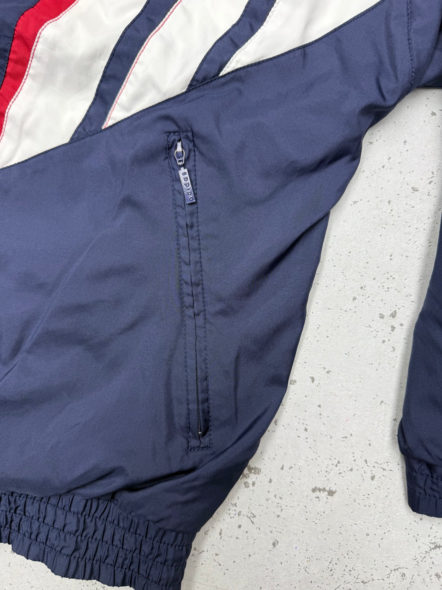 adidas vintage Trainingsjacke Windbreaker blau M