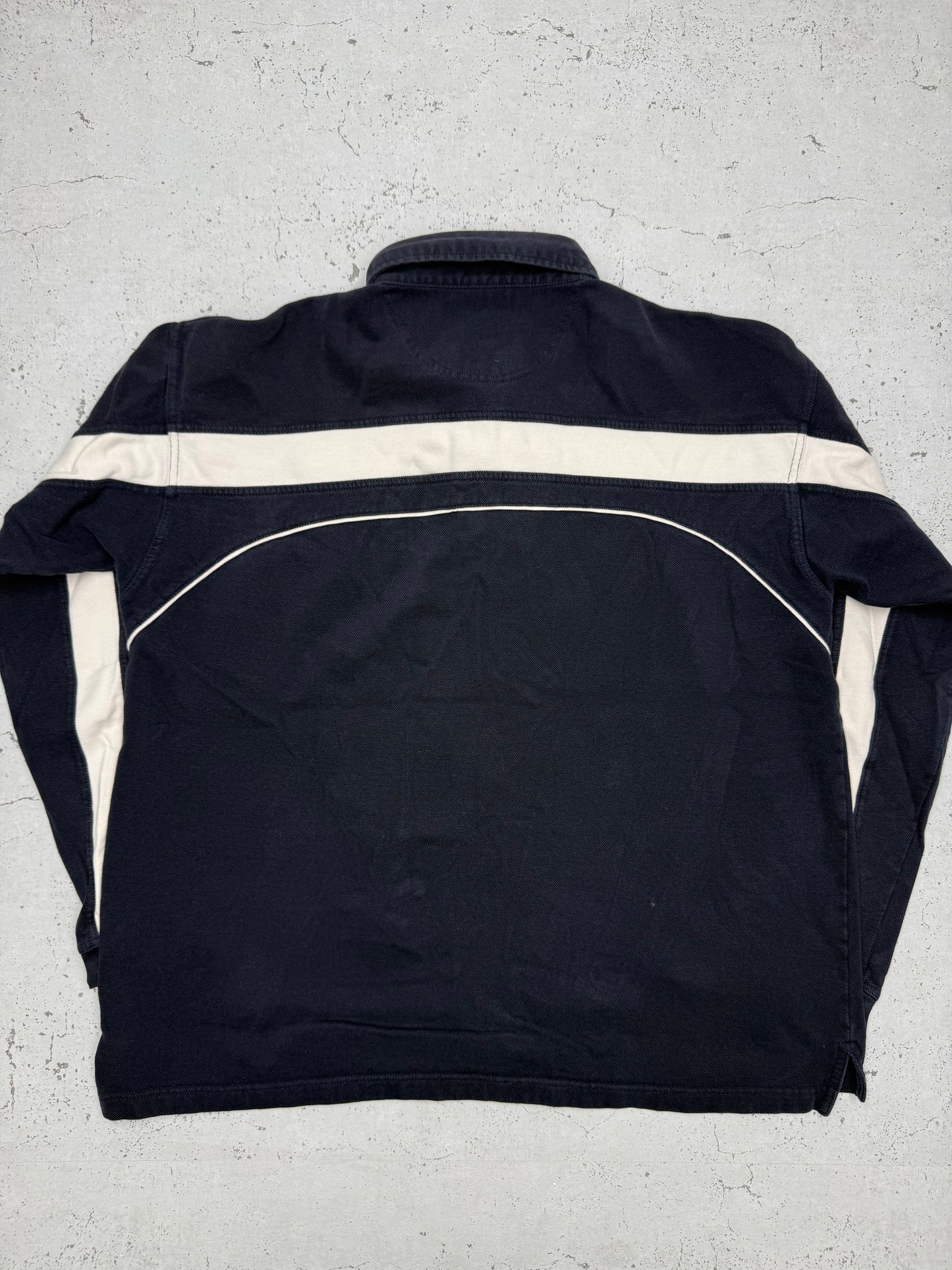 Tribord vintage Rugbyshirt blau L