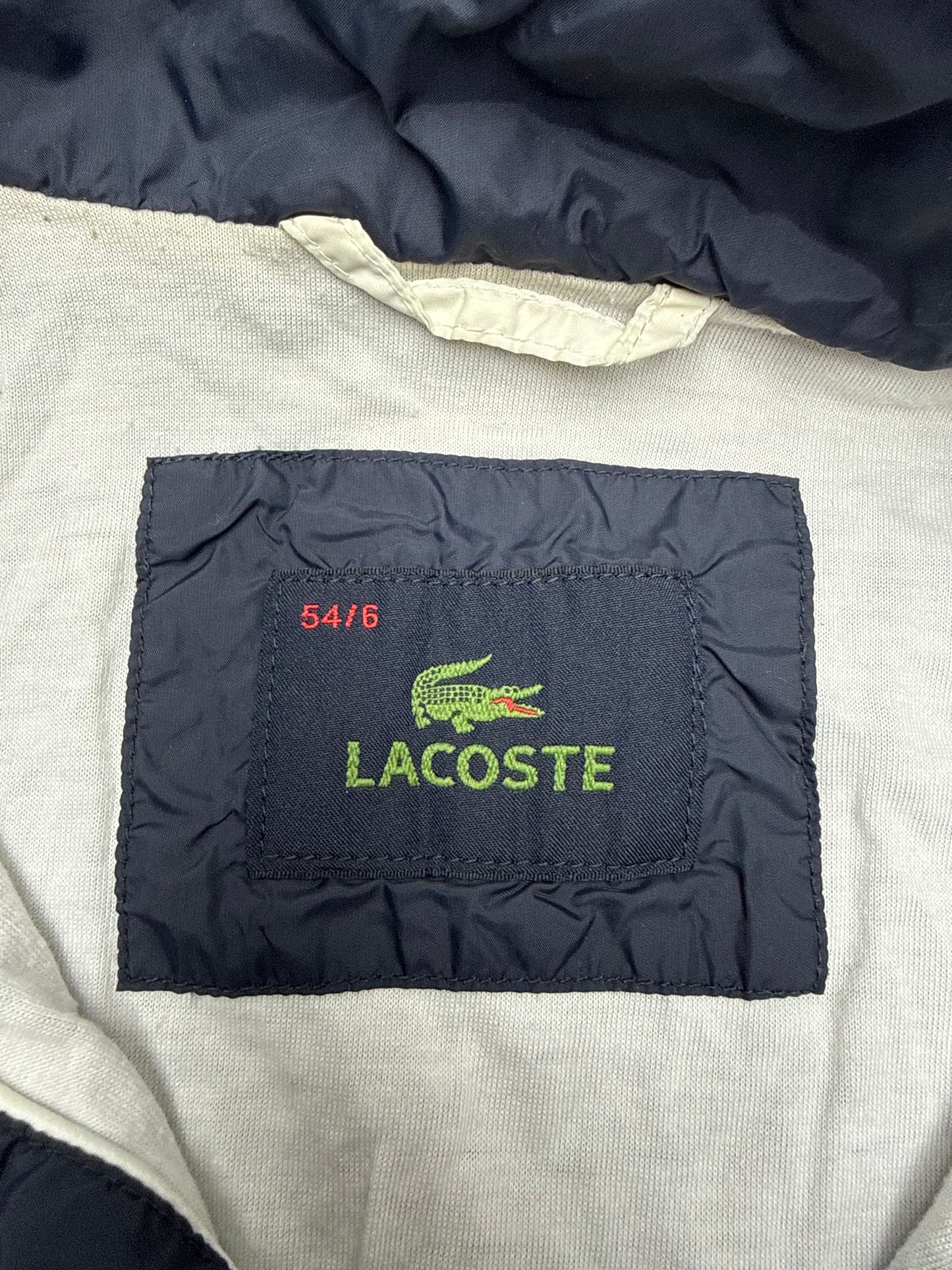 Lacoste vintage Nylon-Blouson Jacke Bomberjacke blau XL