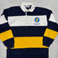 Club Med vintage Rugbyshirt langarm Polo blau M