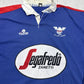 Viator vintage Segafredo Zanetti C.R. Liceo Frances Madrid Rugbyshirt langarm Polo blau L