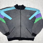 adidas vintage Sweatjacke Zipper 80s grau L