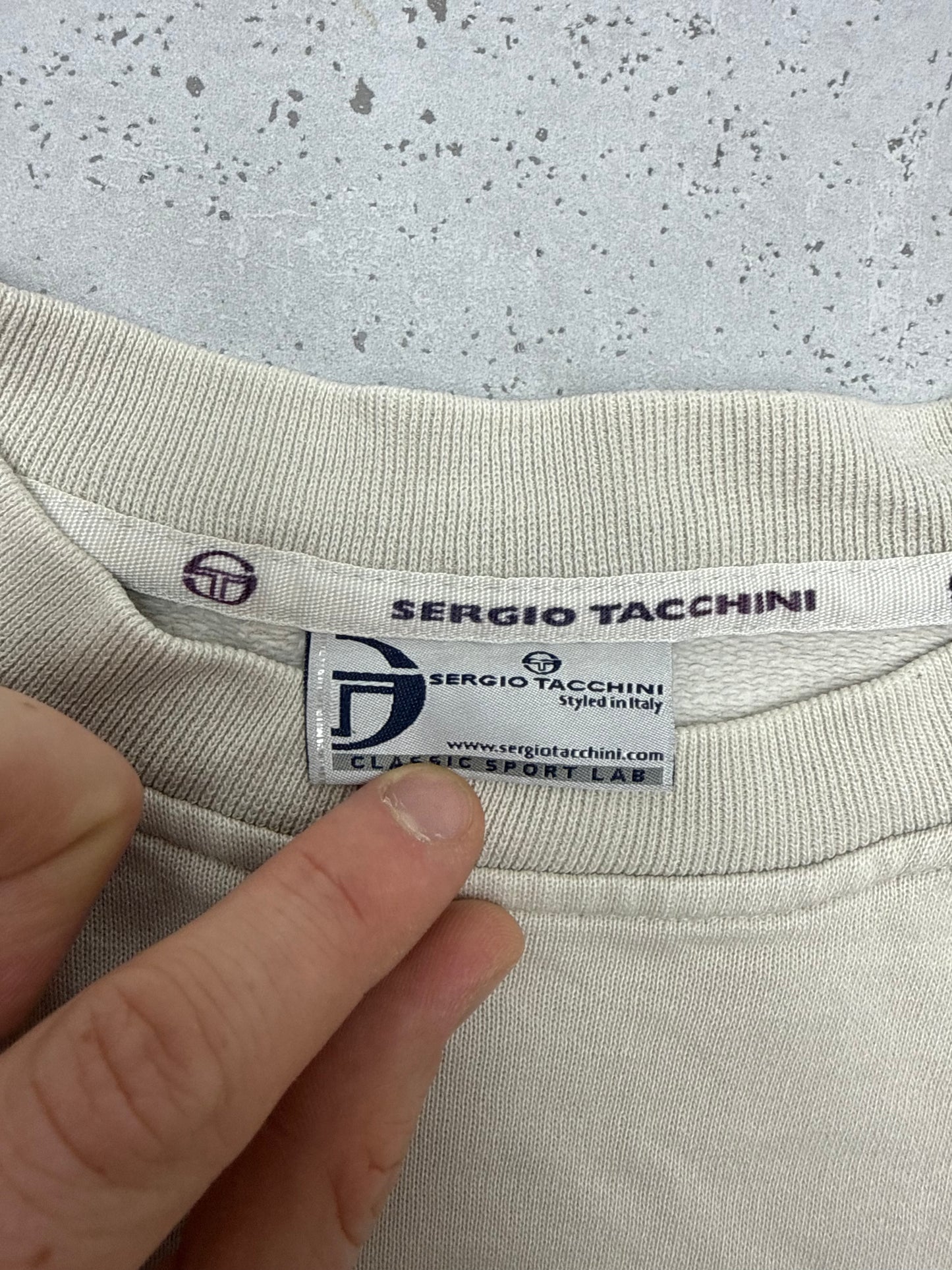 Sergio Tacchini vintage Sweatshirt beige M