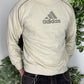 Adidas vintage big Logo Sweatshirt Crewneck Sweater beige S