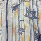 Reebok vintage Windbreaker Jacke 80s Abstrakt ART blau S