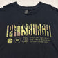NFL Team Apparel vintage Pittsburgh Steelers T-Shirt schwarz XL