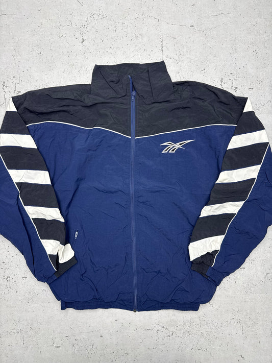 Reebok vintage Trainingsjacke Windbreaker blau L