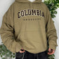 Champion vintage big Logo Hoodie Pullover USA College beige XXL