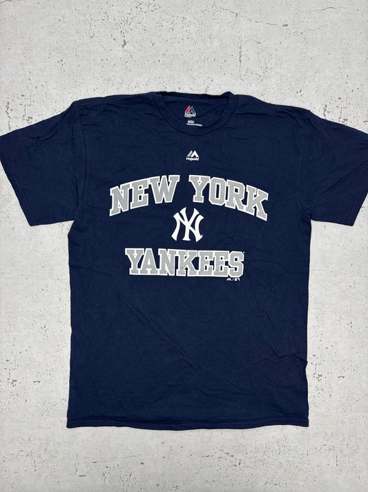 Majestic vintage New York Yankees T-Shirt blau M