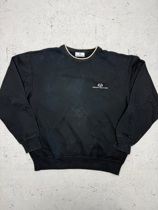 Sergio Tacchini vintage Sweatshirt schwarz S