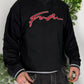 FUBU vintage 90s Sweatshirt oversized Fit Sweater Crewneck schwarz L