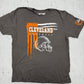 Cotton Thugs vintage Cleveland Football NFL T-Shirt braun XL