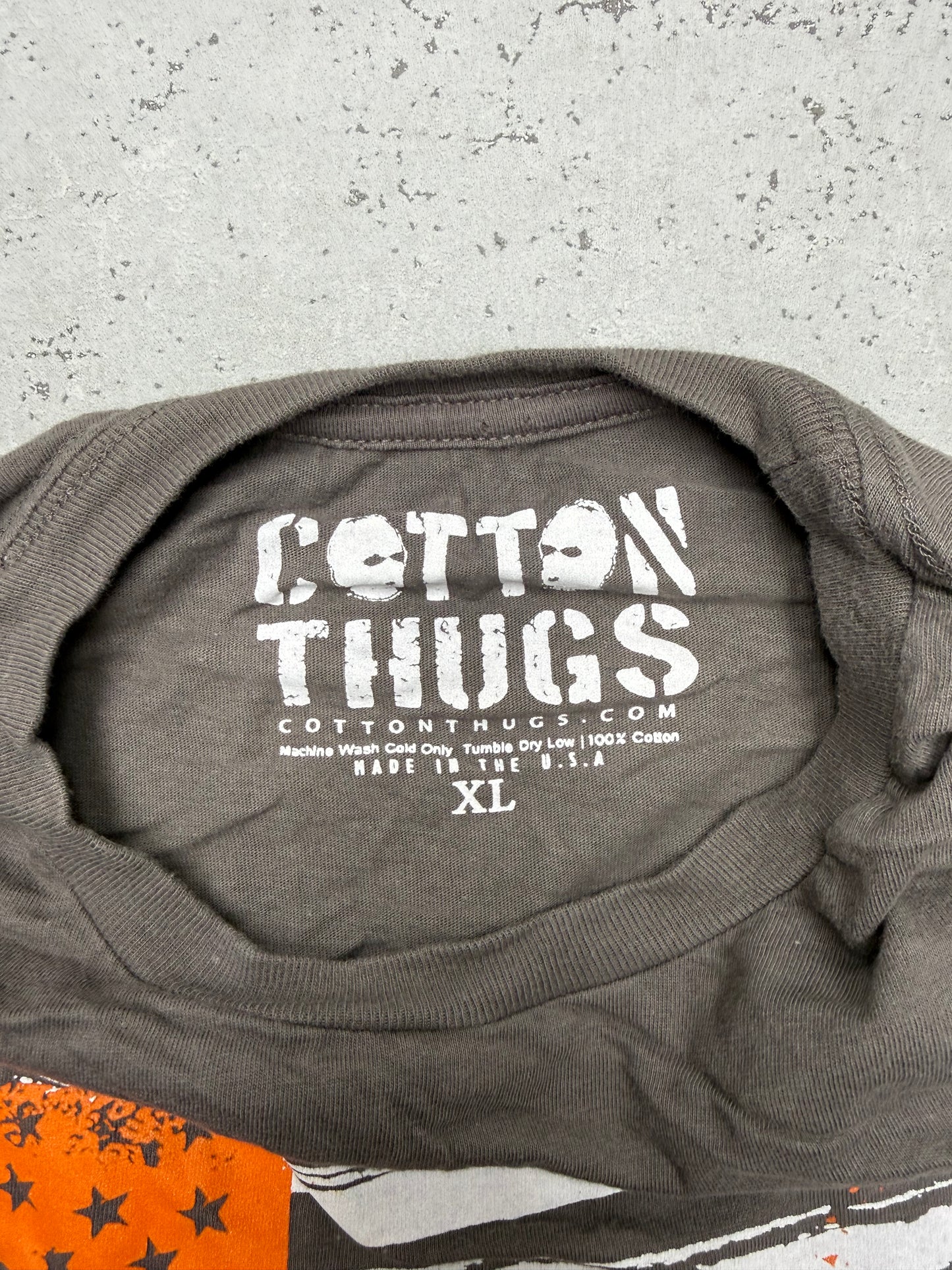 Cotton Thugs vintage Cleveland Football NFL T-Shirt braun XL