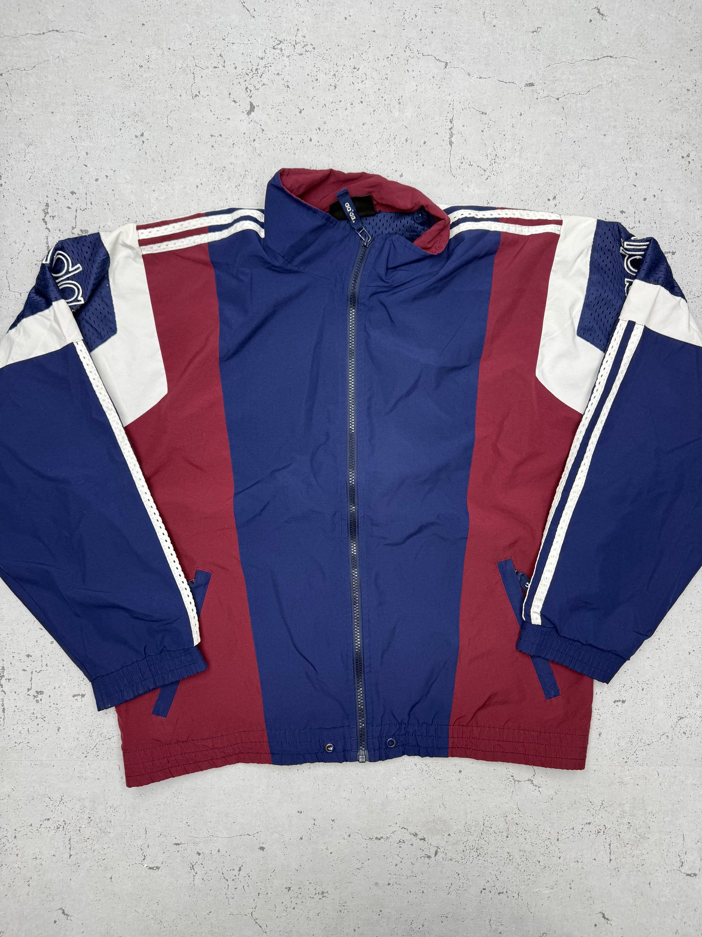 adidas vintage Trainingsjacke Windbreaker 90s blau M