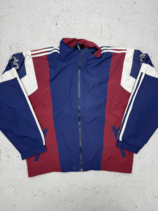 adidas vintage Trainingsjacke Windbreaker 90s blau M