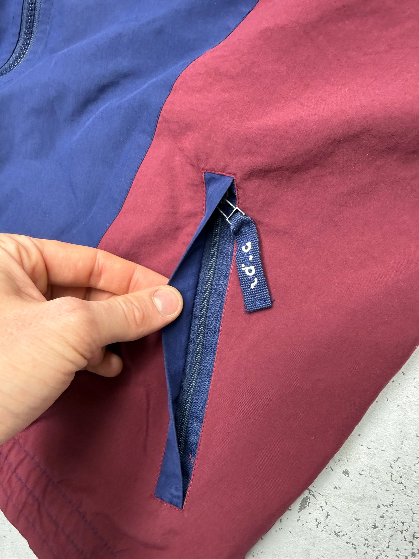 adidas vintage Trainingsjacke Windbreaker 90s blau M
