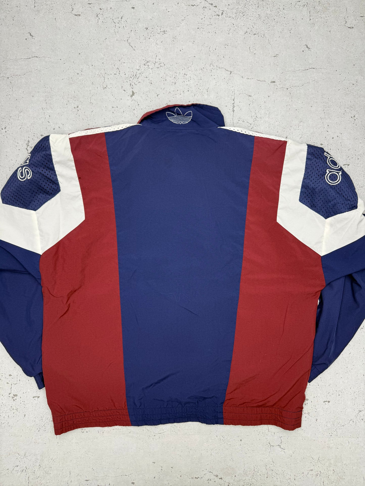 adidas vintage Trainingsjacke Windbreaker 90s blau M