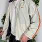 Nike vintage big Swoosh Windbreaker Trackjacket Jacke weiß M