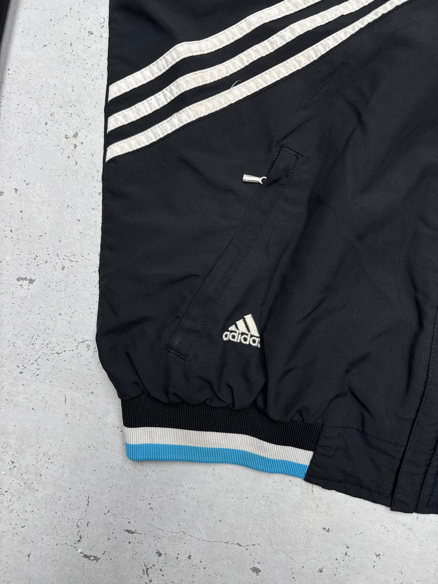 adidas vintage F50 Trainingsjacke Windbreaker schwarz L