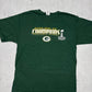 Jerzees vintage NFL Green Bay Packers Champion Football T-Shirt grün L