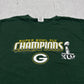 Jerzees vintage NFL Green Bay Packers Champion Football T-Shirt grün L