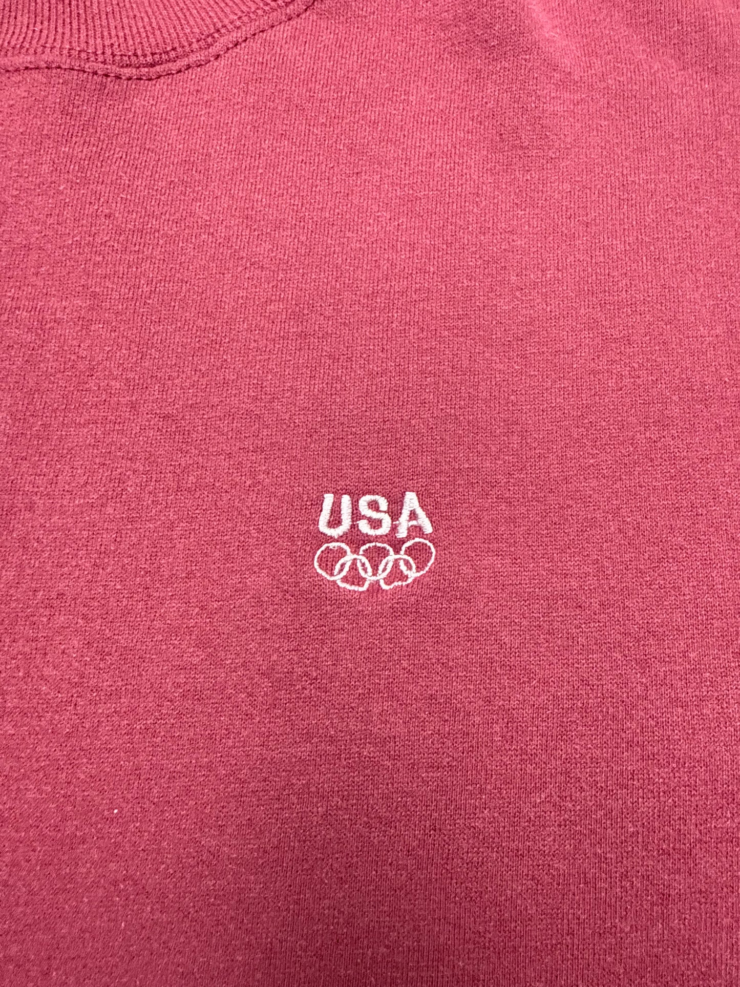 USA Olympic 1996 Atlanta vintage Sweatshirt Olympia rot S