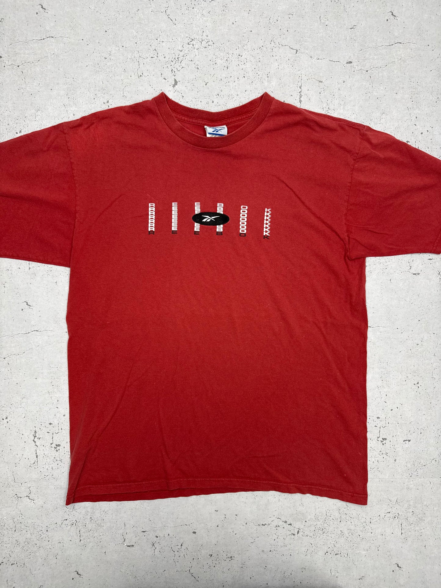 Reebok vintage T-Shirt betsickt rot XL