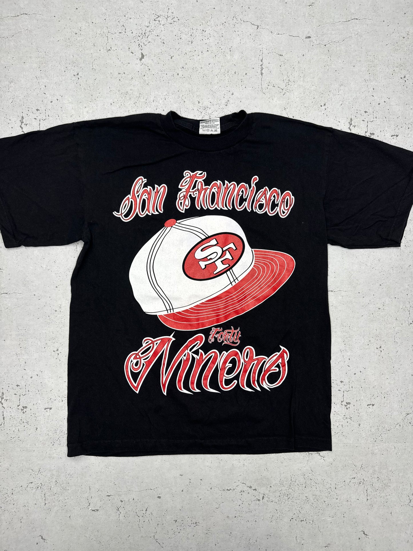 5 Pro Athletic vintage San Francisco 49ers NFL Football T-Shirt schwarz L