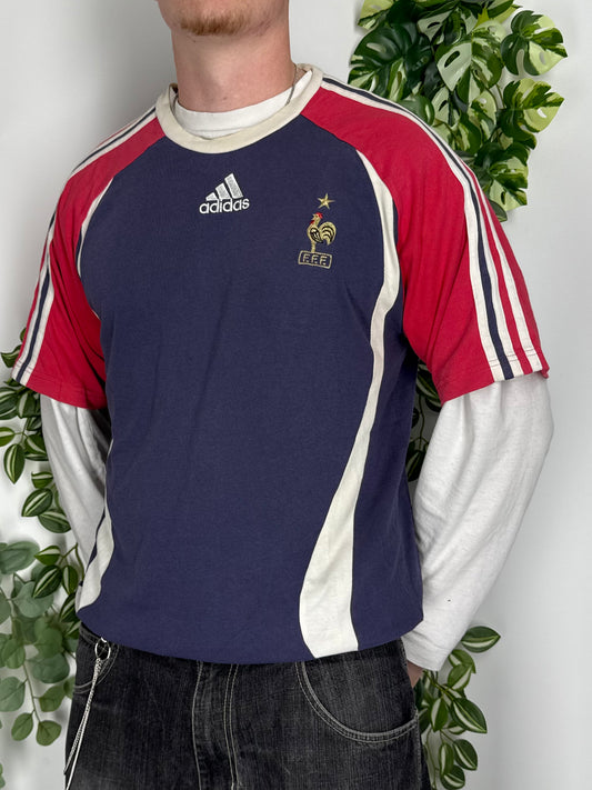 Adidas vintage France 2005 Cotton T-Shirt Shirt Soccer M