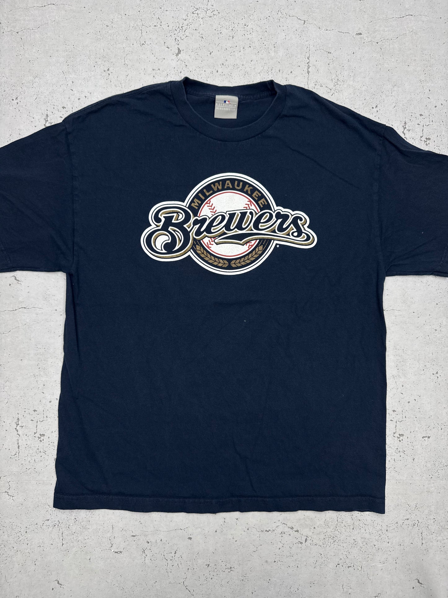 MLB vintage Milwaukee Brewers Baseball Ryan Braun 8 T-Shirt blau XL