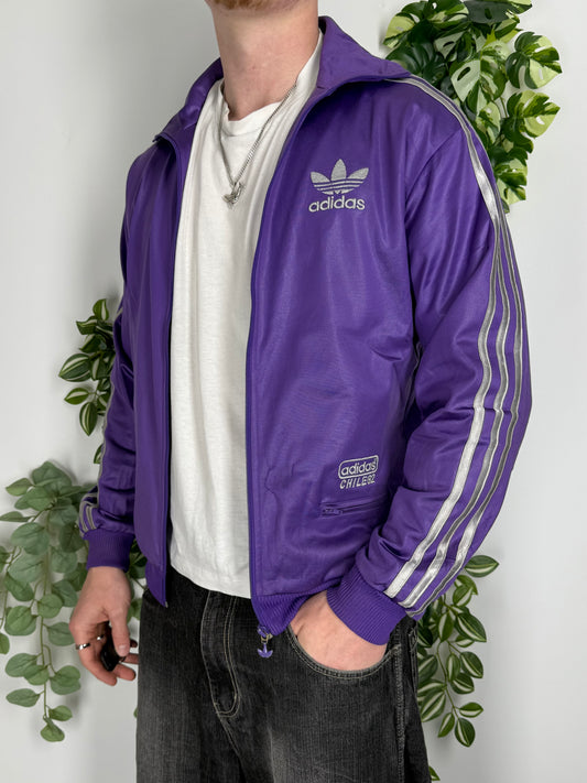 Adidas Chile 62 vintage 90s Zipper Trainingsjacke Trackjacket Jacke lila S