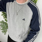 adidas vintage Sweatshirt grau L