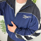 Reebok vintage Trainingsjacke Windbreaker blau L