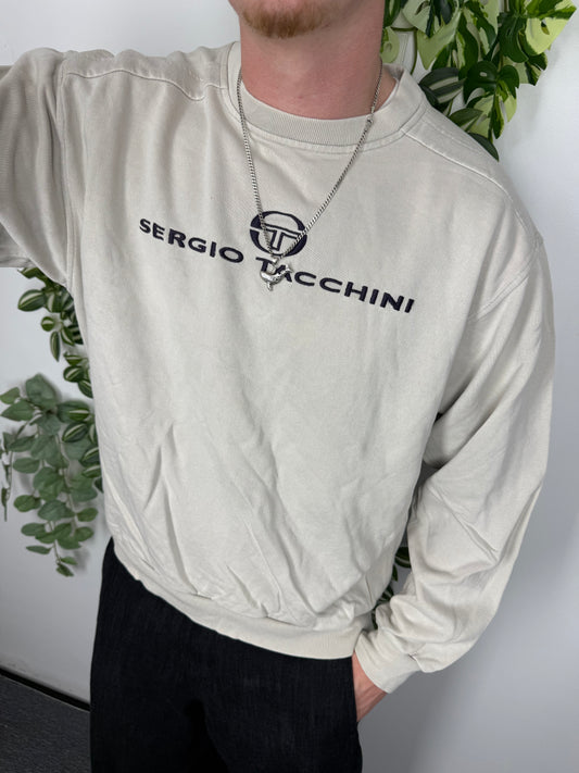 Sergio Tacchini vintage Sweatshirt beige M