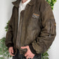 RedSkins vintage Lederjacke Leather Pilot Jacket braun XXL