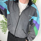 adidas vintage Sweatjacke Zipper 80s grau L