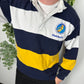 Club Med vintage Rugbyshirt langarm Polo blau M