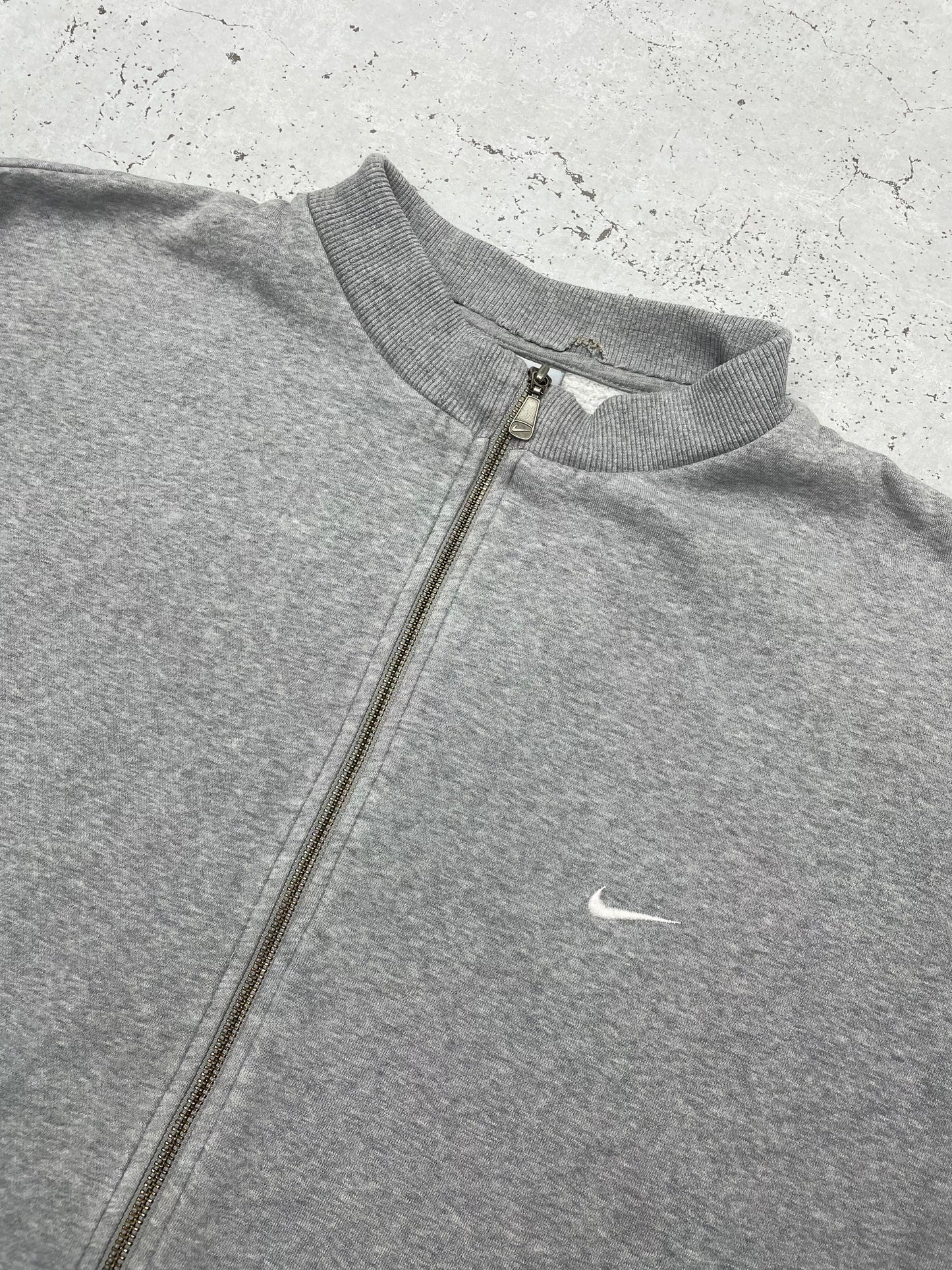Nike Vintage Zipper Sweatshirt Grau XL - MonkeysVintage