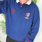 Rugby World Cup vintage France 2023 Rugbyshirt blau 2XL XXL