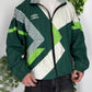 Umbro vintage Windbreaker Jacke Trackjacket 90s grün XL