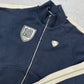 Nike Soccer Vintage Zipper Sweatshirt Blau S - MonkeysVintage