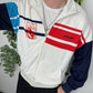 adidas vintage kelag BSK Trainingsjacke Zipper weiß L