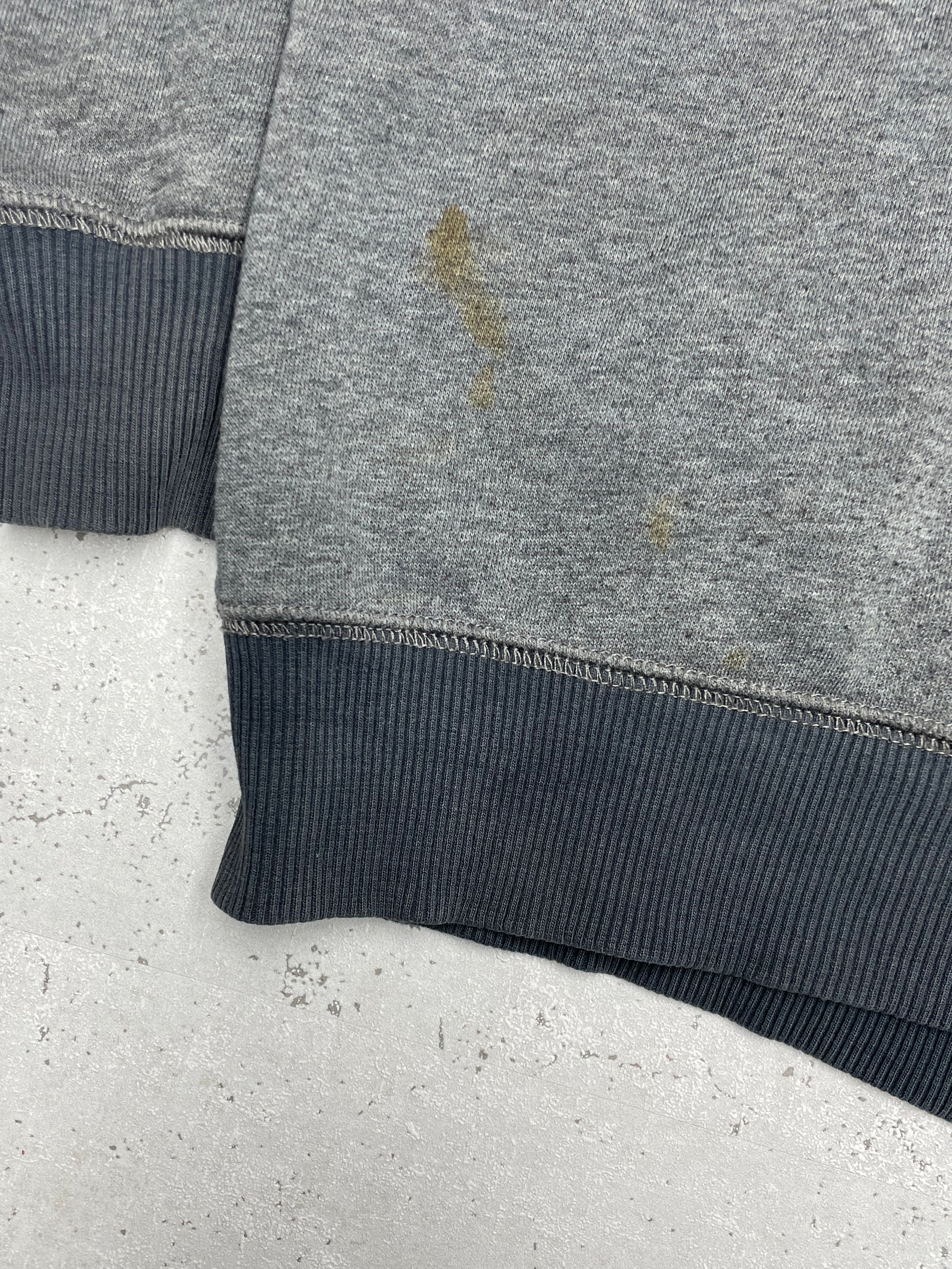 Nike Vintage Zipper Sweatshirt Grau M - MonkeysVintage