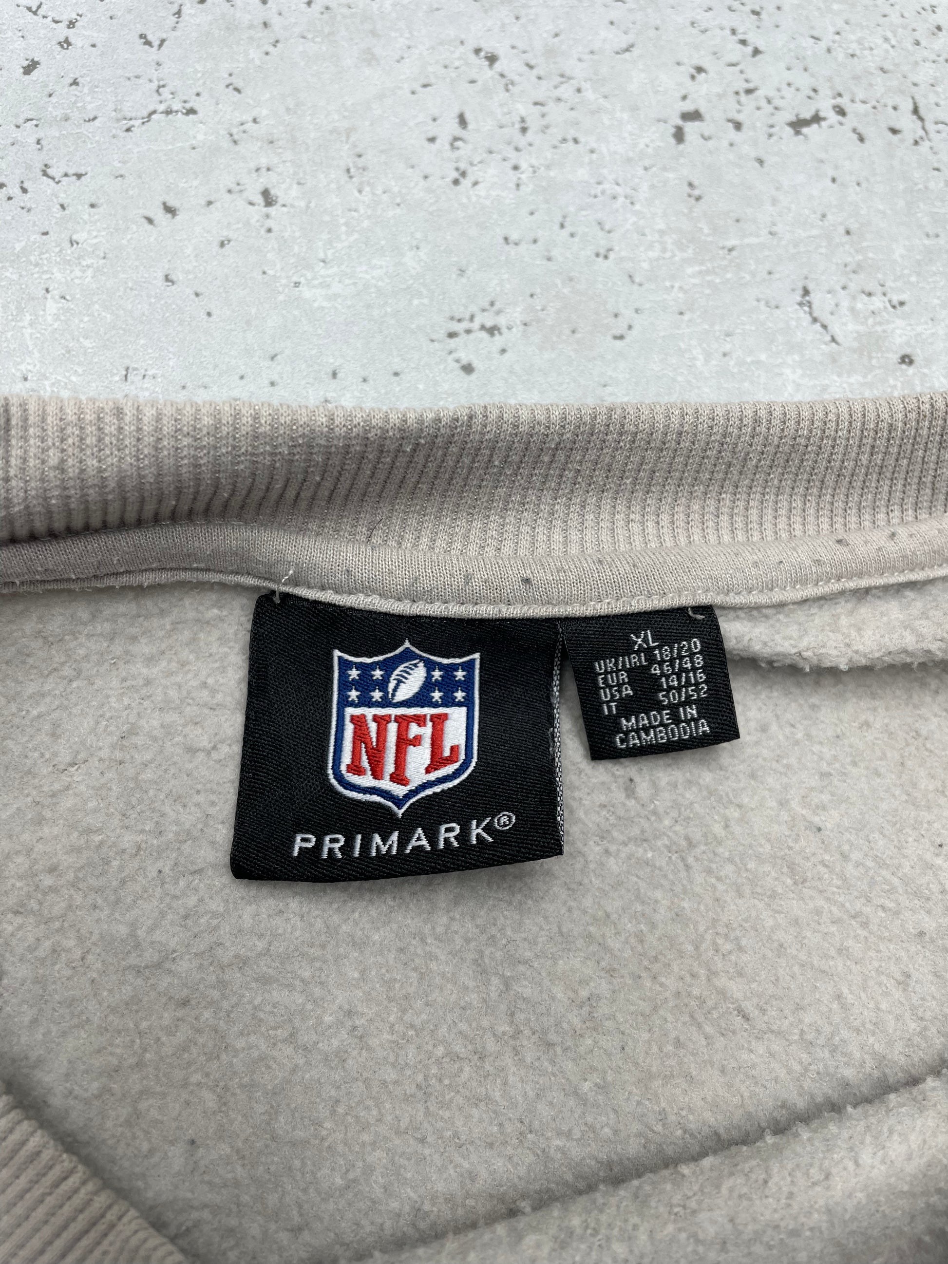 NFL New York Jets Vintage Sweatshirt Grau Grün L - MonkeysVintage