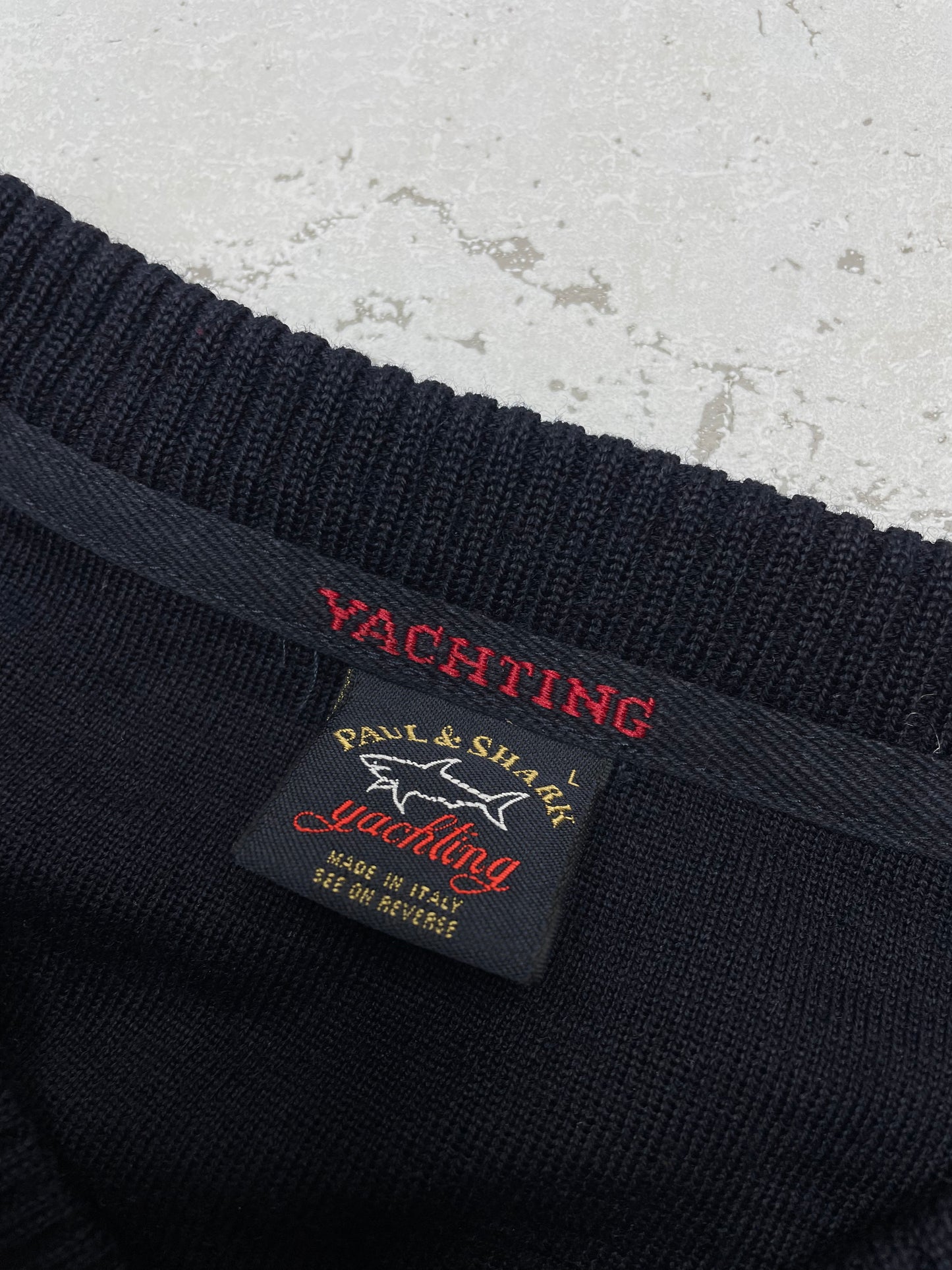 Paul & Shark Yachting Vintage Sweatshirt Schwarz L