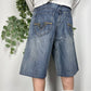 Flypaper vintage Jorts Denim Pants Shorts Jeans baggy Fit L W34