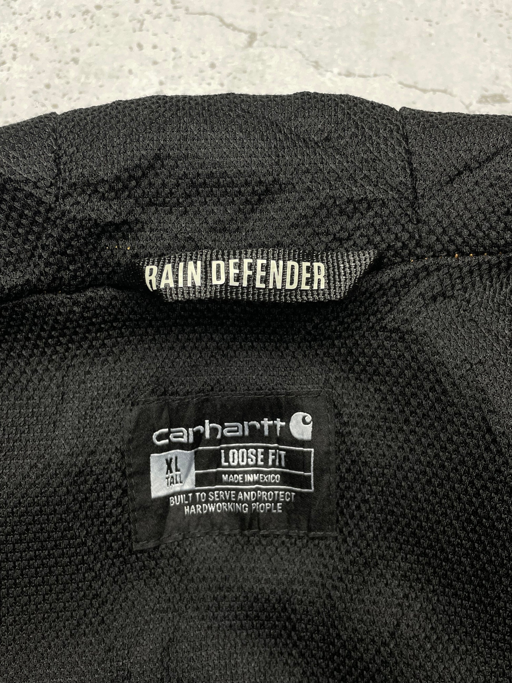 Carhartt Vintage Heavy Zipper Jacke Workwear Braun XL - MonkeysVintage